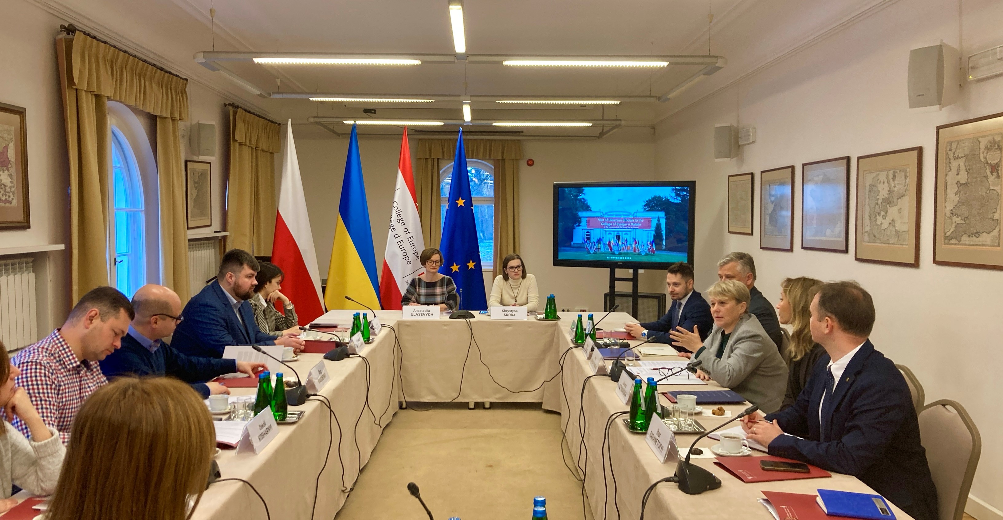 Ukrainian Delegation at Natolin