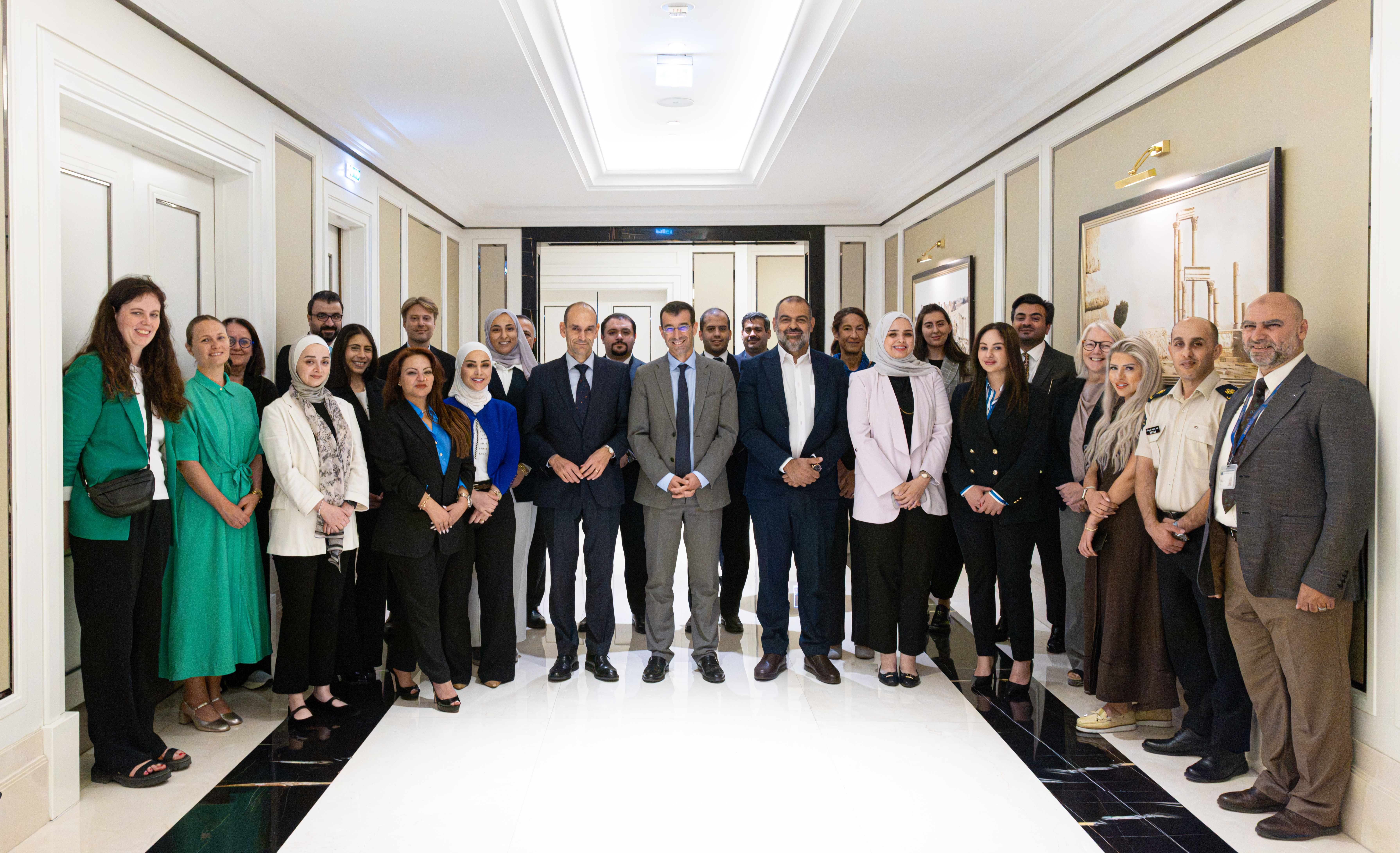 Participants of the second training edition during the high-level kick-off event in Amman