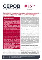 Transatlantic trade agreements and adjudication without ‘protection of citizens’ and their fundamental rights?